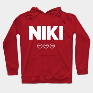 Niki - Niki Lauda three time World Champion tribute Hoodie